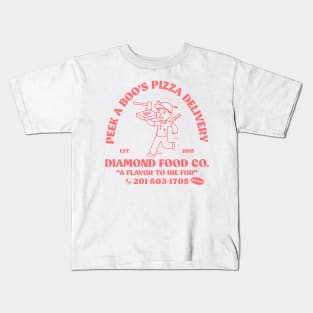 Peek a Boo Pizza Kids T-Shirt